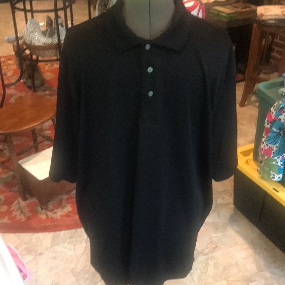 George Black Polo Golf Shirt Size XXL